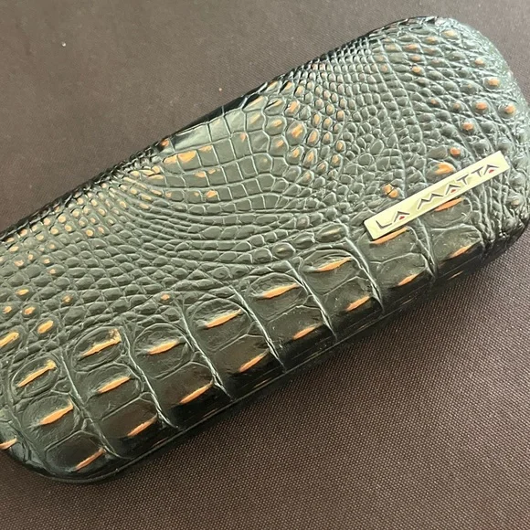 LM3117 La Matta frame with Green and Black leopard glitter with case - Picture 11 of 12